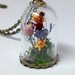 Terrarium Necklace/Garden in Glass/Fairy Garden/Miniature Garden/Glass Dome Quartz Crystal/Nature Inspired Pendant