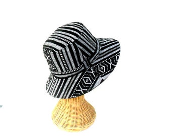 Bucket Hat Boho Hat Hemp Hat Hippie Bucket hat Hipster hat Bohemian hat Sun Hat gift