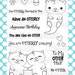 Otterly Amazing 4x6" Clear Photopolymer Stamp Set