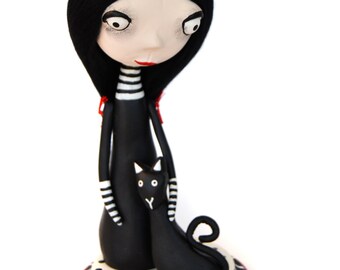 Goth Art Doll - Tim Burton Inspired - Made to Order