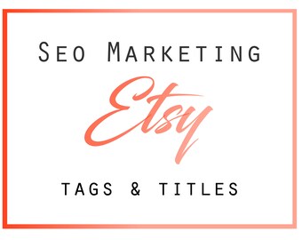Etsy-Tags und Titel, Etsy Angebot helfen, Tags und Titel, Etsy-Marketing, SEO helfen, Etsy Tag helfen, Etsy-Shop-Marketing, SEO Beratung,