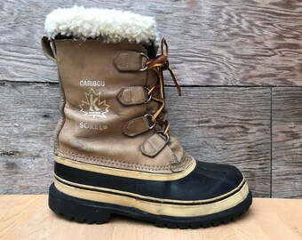 Sorel Caribou Snow Boots - Kaufman Canada Winter Boots - US Women's size 8 - 8.5