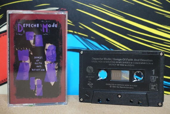 Songs Of Faith And Devotion by Depeche Mode Vintage Cassette Tape
