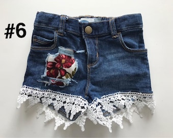 Floral Distressed Shorts