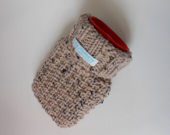 Beige - Handmade 1L Water Bottle Cover 06