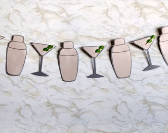 Martini & Shaker Garland