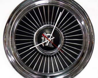 1958 Dodge Royal Lancer Hubcap Clock - 1950's Mopar Classic Car Hub Cap