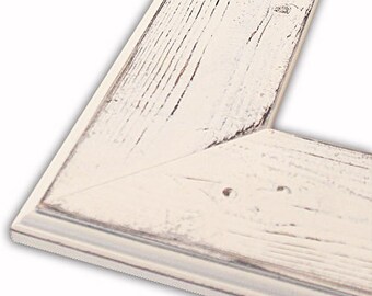 Distressed Frame, Ashley Heirloom White Picture Frame, Shabby Chic, Rustic Home Decor, Variety of Sizes Available, Photo Frame 16x20, 8x10