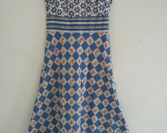 vintage cotton 70s summer dress