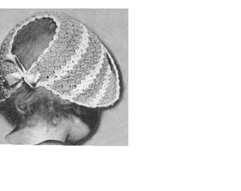 Vintage Dutch Baby Bonnet PDF Pattern