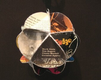 Vanilla Fudge Album Cover Ornament Made From Record Jackets
