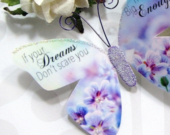 Butterfly Embellishments Dream Big