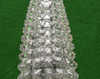 Vintage retro 1960s spiked glass light shade