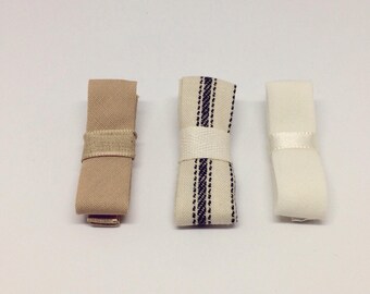 Fabric bows, fall bows, hair clips, hair bow