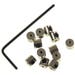 72 Silver Locking Pin Backs, Pin Keeper Locking Keepers, 6 Dozen Sets Lapel Back Vest Cap Hat, Pinback Lock Saver Tool