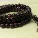 3 pcs 8mm Buddhism Tibet Sandalwood Beads Necklace (Brown )