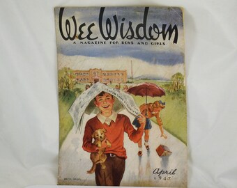 Wee Wisdom 1947 Magazine for Boys and Girls