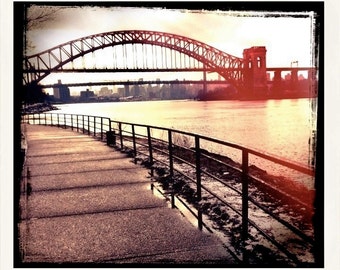 Hell Gate, Bridge, Astoria, Queens, NYC, Photography, Astoria Park, FREE SHIPPING!