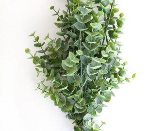 7 Artificial Eucalyptus Stems in Green - Artificial Flowers - ITEM 0361