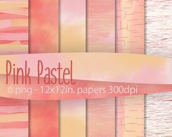 Pink Pastel: Decorative Papers
