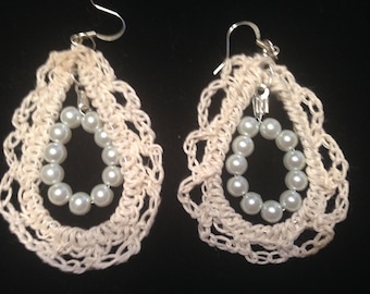 Downton Abbey inspired Victorian beaded earrings