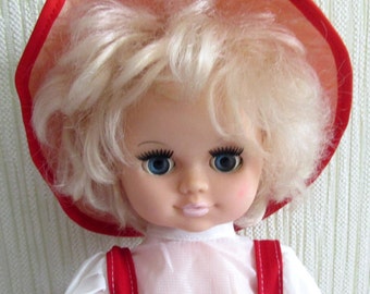 Birthday gift for little girl Vintage toys doll Vintage USSR doll ussr toys Soviet doll Collectible Vintage doll toy Girl doll Russia toys