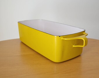 Mid Century DANSK Kobenstyle Yellow Loaf Pan Jens Quistgaard