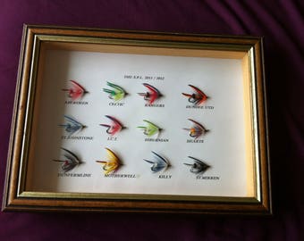 Framed Fishing Flies