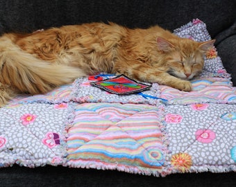 Cat Blanket, Sofa Cover, Blanket For Cats, Cat Accessories, Couch Cover, Small Dog Mat, Pet Mat, Travel Pet Mat, Crate Mat, Luxury Cat Bed