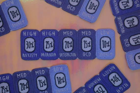 Personality Components Iron on Patch