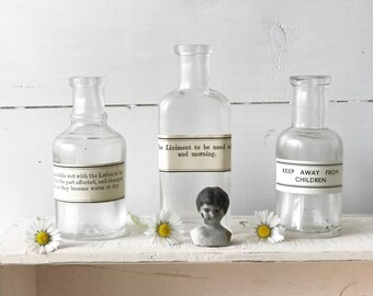 Original assorted apothecary or chemist labels for vintage or antique medicine bottles antique medical collector's labels