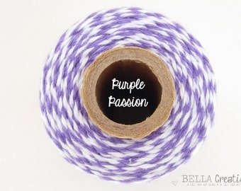 SALE - Purple Passion Bakers Twine by Timeless Twine - 1 Spool (160 Yards) Purple Bakers Twine