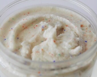 Emulsified Birthday Cake Sugar Scrub