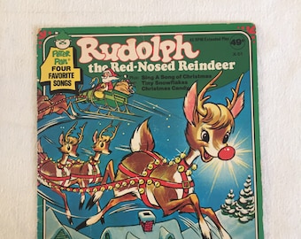 Rudolph the Red Nosed Reindeer vintage record