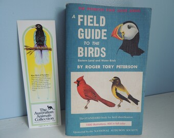 A Field Guide to the Birds, Eastern Land and Water Birds, By Roger Tory Peterson, Vintage Field Guide, National Audubon Society, 1940's