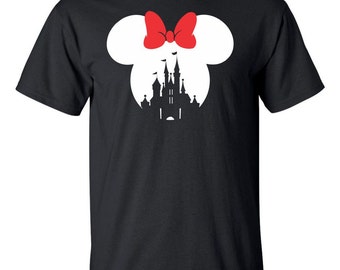 On Sale - Mickey Mouse or Minnie Mouse Disney Castle T Shirt