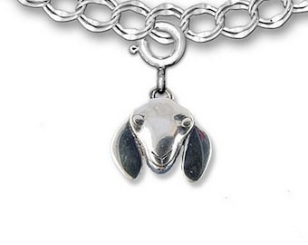 Sterling Silver Nubian Goat Charm