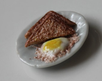 1/12th Scale Toast and Egg