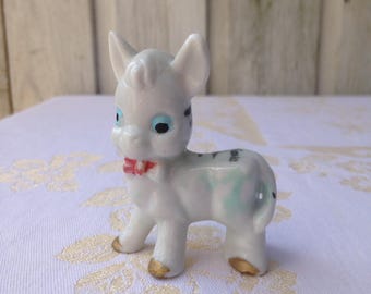 Vintage little donkey, zebra