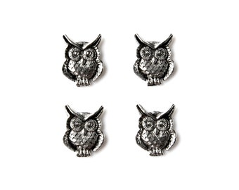 Owl Tuxedo Shirt Studs