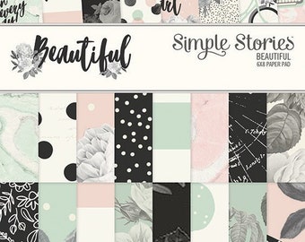 Simple Stories - Beautiful Collection - 6 x 8 Paper Pad