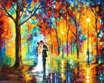 Regalo de aniversario de boda para pareja, Regalo de boda, Regalo personalizado para pareja, Regalo de compromiso - Rainy Wedding