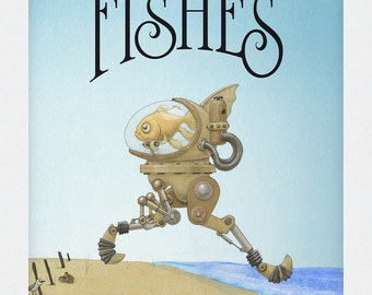 Children's Book, Wishes For Fishes written and illustrated by C. Spliedt