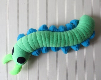 Green Centipede Plush, Centipede Toy, Plush Bug, Plush Insect, Centipede Stuffie