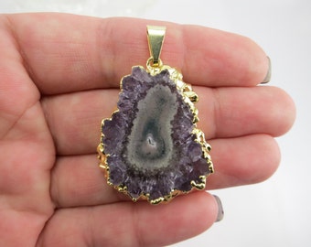 Amethyst Stalactite Pendant