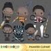 Panther Clipart, Superhero Clip Art, Hero Png, Black Panther Clipart, Africa Clipart, Warrior Clipart, Digital Clipart, Cartoon Clipart
