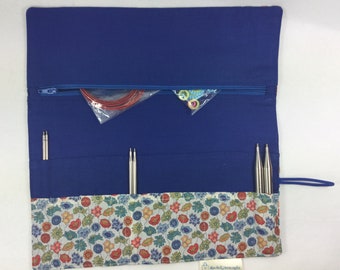 Interchangeable needle case, addi needle case, chiagoo needle case, knit pro needle case, hiya hiya case, liberty needle case, needle tips