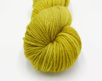 Merino Worsted Hand Dyed Yarn - Moss