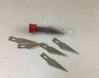 5-pack Replaceable Blades, Crafting Knife Blades, Exacto Knife Blades, Knife Blades, Crafting Blades