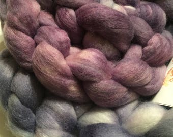 Polworth/Silk Blended Roving -Ursula